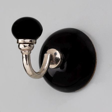 Solid Black Wall Hook