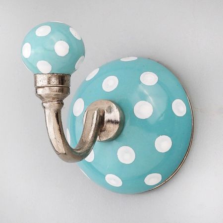 Sea Green Dotted Hooks