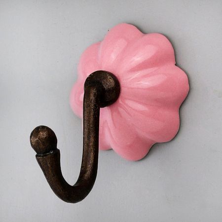 Pink Melon Ceramic Wall Hook