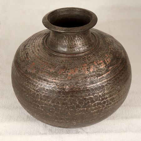 Nickel Plated Vintage Copper Water Pot for Home Decoration