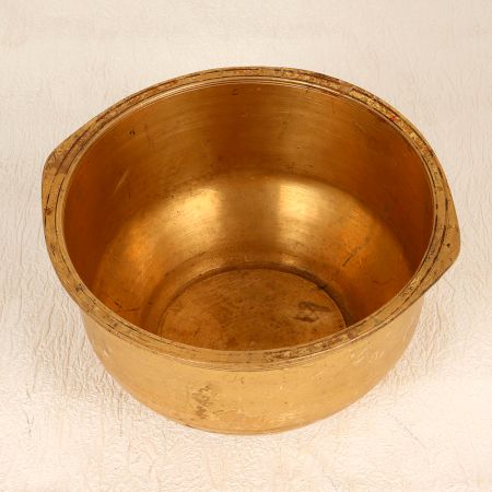 South Indian Traditional Brass Holy Pot for Indoor Decoration