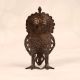 Vintage Tribal Art Brass Statue of Owl for Home Decor