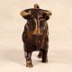 English Art Handmade Brass Statue of Fighting Bull for Decor