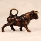 English Art Handmade Brass Statue of Fighting Bull for Decor
