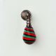 Handmade Multicolor Glass Pull Teardrop Wardrobe Knob