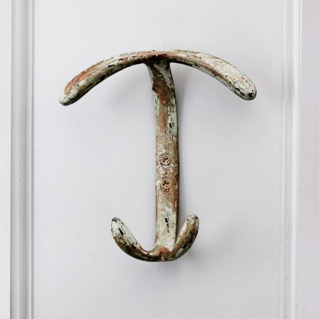 Antique Double Loop Iron Hooks