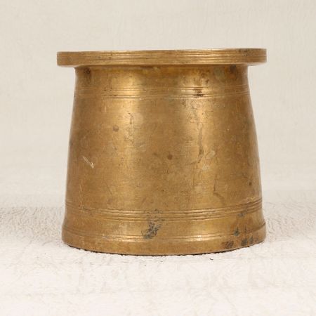 Holy Brass Panchpatra Pot in South Indian Art for Decoration