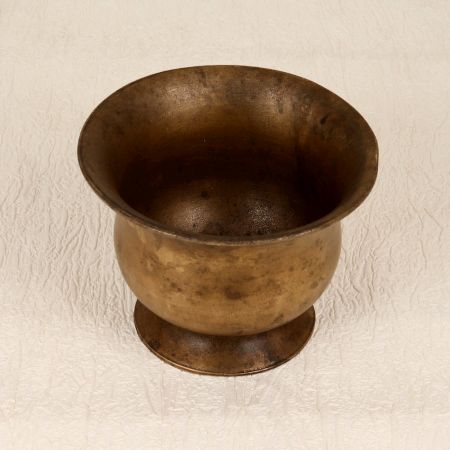Adorable Handmade Brass Kumkum Tilak Bowl for Prayer Room