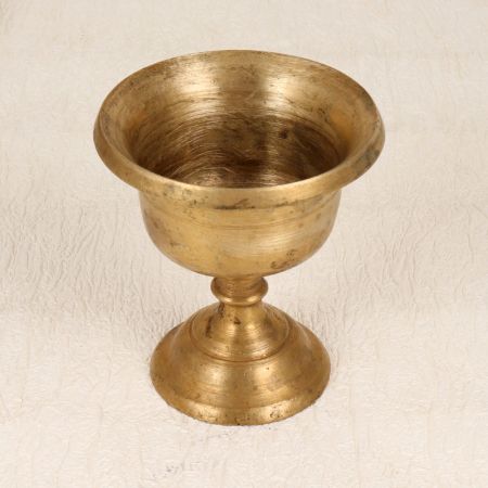 Indian Traditional Brass Kumkum Cup for Home Decoration