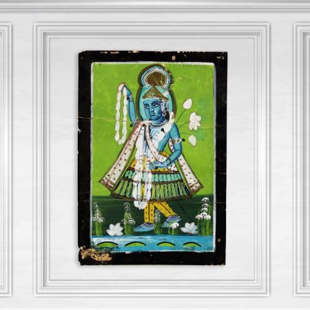 Vintage Beautiful Painting of Lord Krishna for Prayer Room