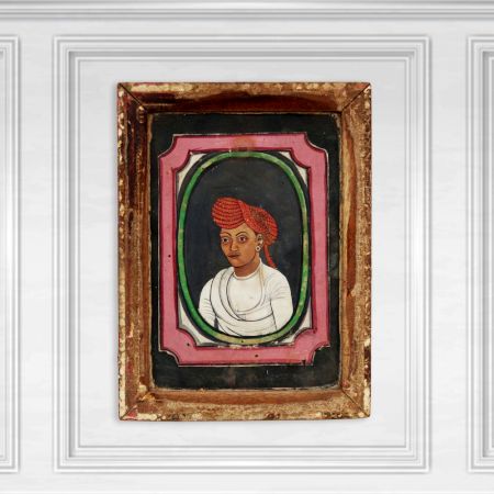 Vintage Paper Painting in Rajasthani Art for Wall Hanging