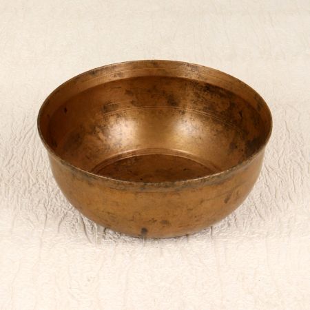 Handmade Brown Finish Holy Bowl Made of Finest Brass