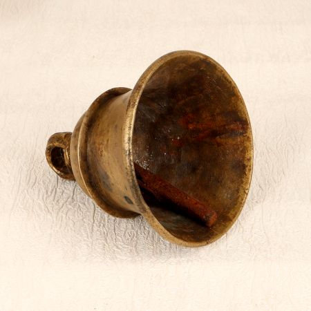 Handmade Bell with Loop Made of Bell Metal for Hanging