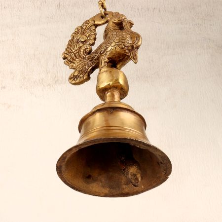 Handcrafted Traditional Hanging Temple Bell Made of Bell Metal