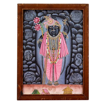 Lord Krishna Nathdwara Temple Paper Print for Decoration
