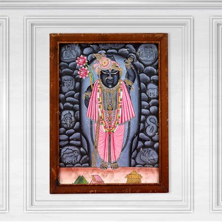 Lord Krishna Nathdwara Temple Paper Print for Decoration