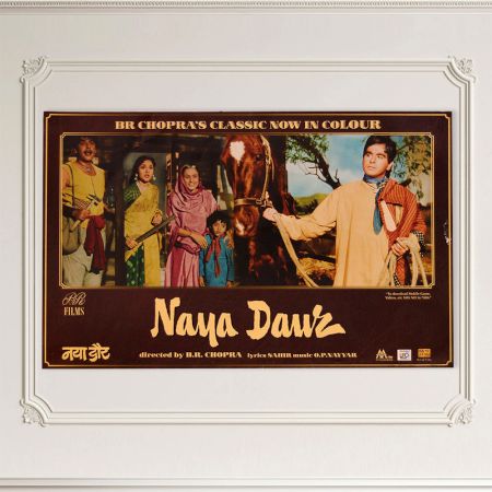 Beautiful Vintage Naya Daur Movie Print for Collection