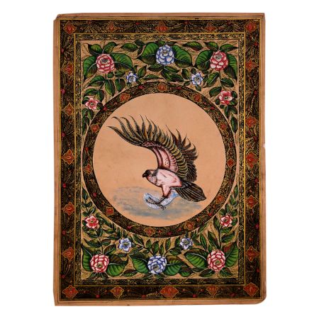 Used Paper Painting of Eagle for Home Decoration