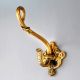 Brass Cobra Hook Peg For Coat Hat Umbrella