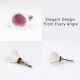 Pink Ceramic Cabinet Knob