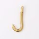 J Single Brass Hook In Golden Finish