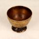 Vintage Handcrafted Brass Kumkum Tilak Bowl in South Indian Art