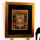 Vintage Old Paper Painting of Lord Krishna for Prayer Room