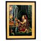Vintage Paper Print of Lord Krishna for Prayer Room