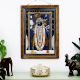 Vintage Lord Krishna Paper Painting from Rajasthan for Hanging