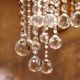10 Strand- 10 Crystal Drop and 100 Beads Clear Chandelier Replacement Glass Christmas Ornaments