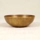 Elegant Brown Traditional Brass Holy Bowl from South India
