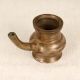 Handmade Vintage Brass Pot with Spout from South India