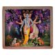 Vintage Calendar Art Painting of Hindu God for Prayer Room