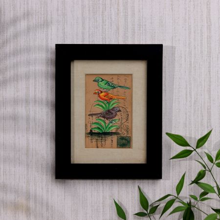 Vintage Water Colour Post Card Painting for Decoration