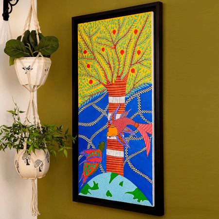 Acrylic Archival Ink Canvas Painting for Home Decoration