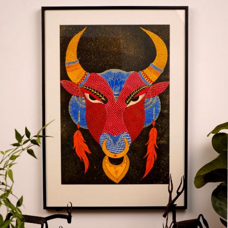 Beautiful Acrylic Paper Painting Design for Decoration