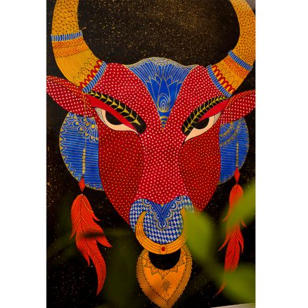 Beautiful Acrylic Paper Painting Design for Decoration