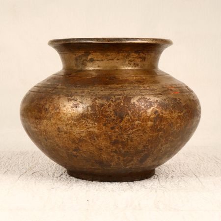 Traditional High-Quality Brass Holy Water Pot from South India