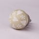 White Heart Ceramic Cabinet Knob