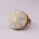 White Heart Ceramic Cabinet Knob