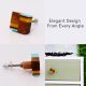 Handcrafted Square Multicolor Wooden Cabinet Knob