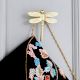 Modern Golden Dragonfly Premium Metal Wall Hook in Set of 3