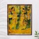 Vintage Original Ravi Verma Paper Print for Home Decor