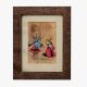 Vintage Post Card Painting of Radha Krishna for Hanging