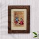 Vintage Post Card Painting of Radha Krishna for Hanging