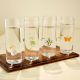 Transparent Shot Glasses for Home Decor in Set of 4