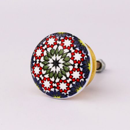 Multicolor Star Ceramic Flat Dresser Knob Online