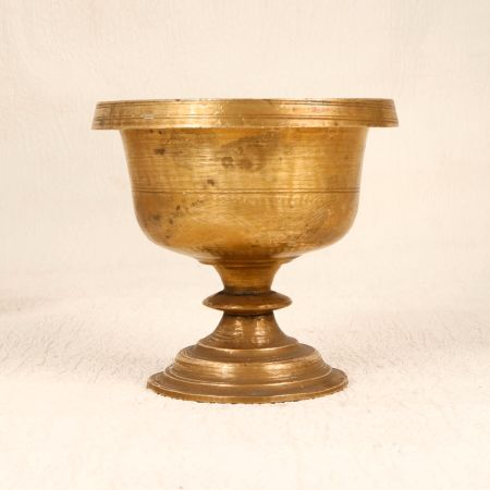 Sturdy Handmade Brass Holy Kumkum Cup for Home Decor