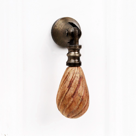 Decorative Natural Wooden Drop Cabinet Drawer Knob