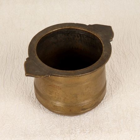 South Indian Traditional Brass Holy Panchpatra Pot for Decor
